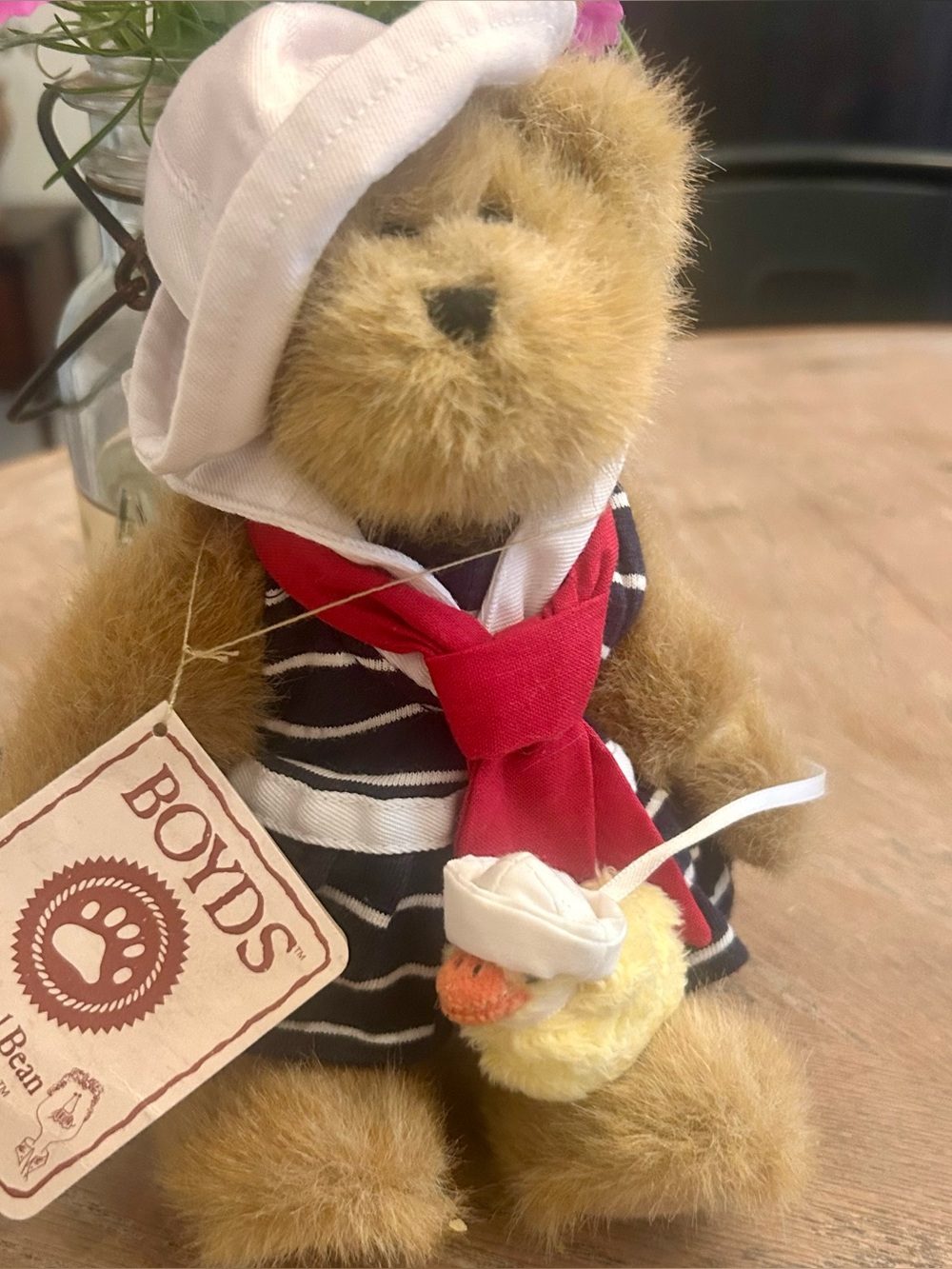 Boyds Bears Bailey with Duckie Sailor Outfit 2005 Retired Plush NWT